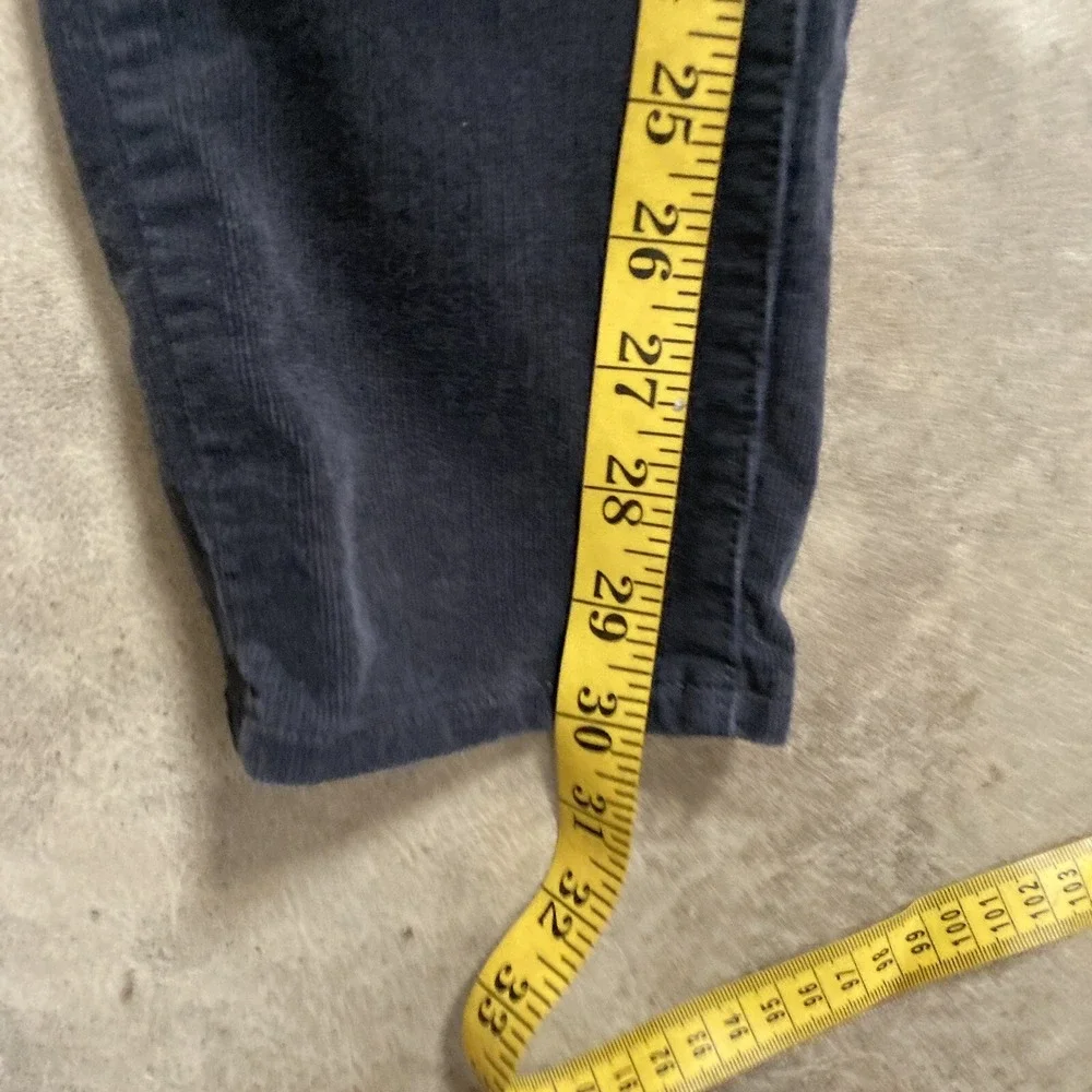 Ann Taylor Loft Corduroy Pants Womens 2 Gray Curvy Skinny Low Rise Classic